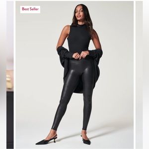 Spanx faux leather leggings